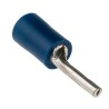 RS PRO Insulated Tin Crimp Pin Connector Blue 16 AWG to 14 AWG, 1.9 mm Pin Diameter, 12 mm Pin Length 452-647