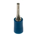 RS PRO Insulated Tin Crimp Pin Connector Blue 16 AWG to 14 AWG, 1.9 mm Pin Diameter, 12 mm Pin Length 452-647