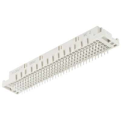ERNI DIN 41612 160 Way 2.54 mm Pitch Type Through Hole Solder Class C2 5 Row Female Straight Connector 284313 / 284313-E