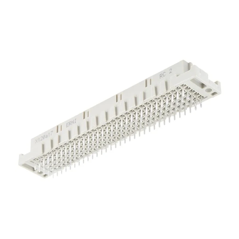 ERNI DIN 41612 160 Way 2.54 mm Pitch Type Through Hole Solder Class C2 5 Row Female Straight Connector 284313 / 284313-E