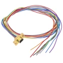 RS PRO 9 Way Straight Panel Mount Micro-D Male D-Sub Connector 250V 3A 452-940