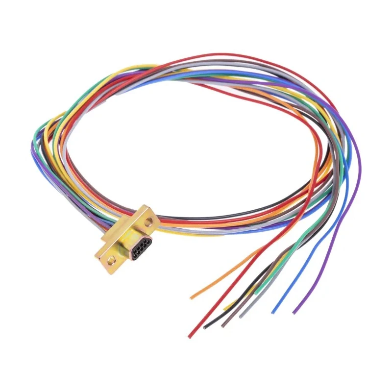 RS PRO 9 Way Straight Panel Mount Micro-D Male D-Sub Connector 250V 3A 452-940
