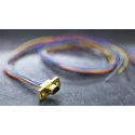 RS PRO 9 Way Straight Panel Mount Micro-D Male D-Sub Connector 250V 3A 452-940