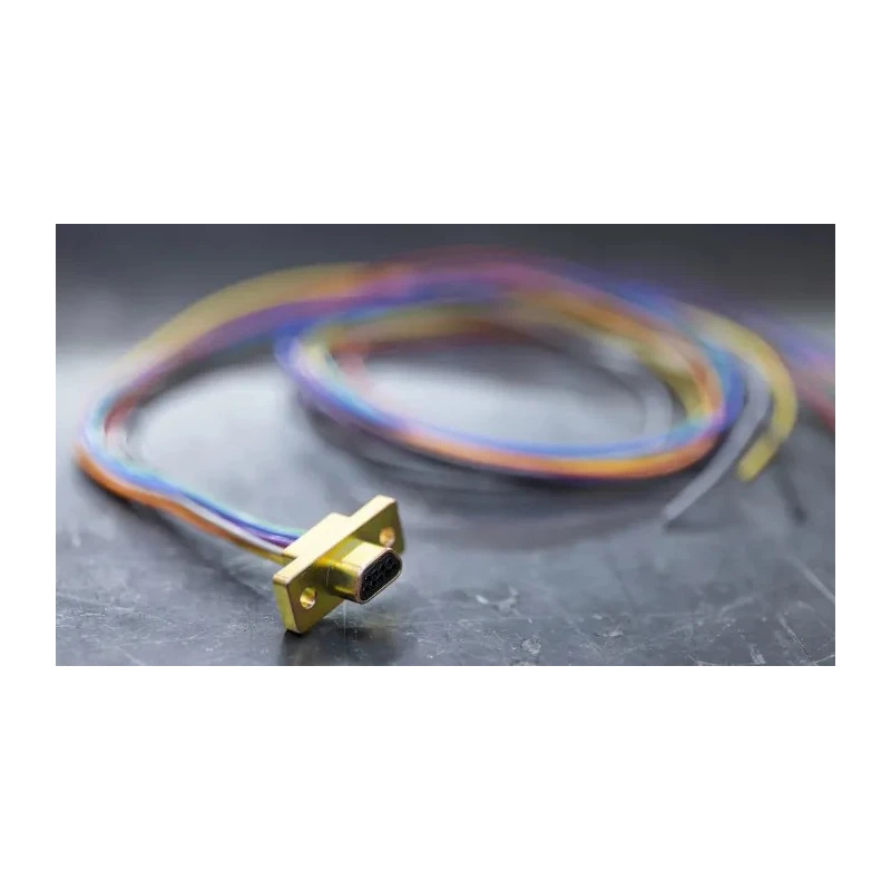 RS PRO 9 Way Straight Panel Mount Micro-D Male D-Sub Connector 250V 3A 452-940