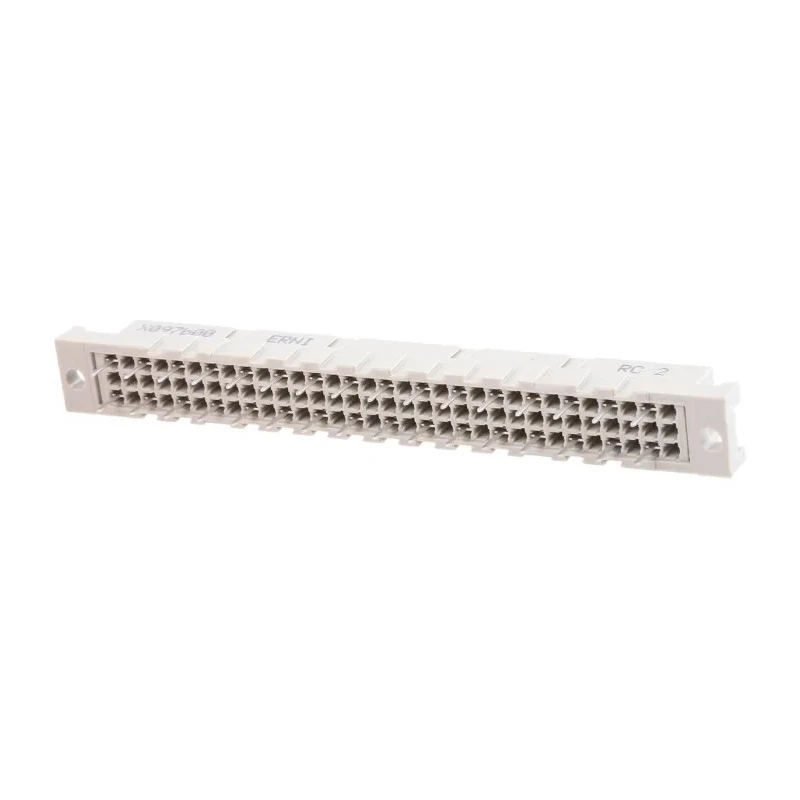 ERNI DIN 41612 32 Way 5.08 mm Pitch Type Through Hole Type C/2 Solder Class C2 2 Row Female Straight 244265 / 244265-E