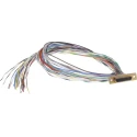 RS PRO 25 Way Straight 2.77 mm Pitch Panel Mount Micro-D Sub Connector Male 452-962