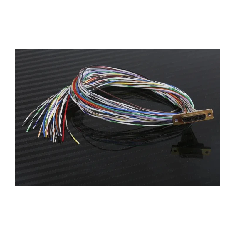 RS PRO 25 Way Straight 2.77 mm Pitch Panel Mount Micro-D Sub Connector Male 452-962