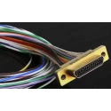 RS PRO 25 Way Straight 2.77 mm Pitch Panel Mount Micro-D Sub Connector Male 452-962
