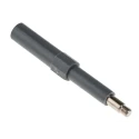 RS PRO Test Adapter for Use with DIN Rail Terminal, 4mm Plug, M3 Thread, 1kV, 10 AMP, Length 48 mm 452-164