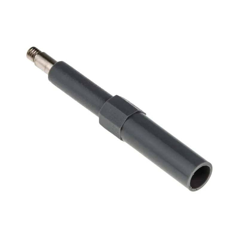 RS PRO Test Adapter for Use with DIN Rail Terminal, 4mm Plug, M3 Thread, 1kV, 10 AMP, Length 48 mm 452-164