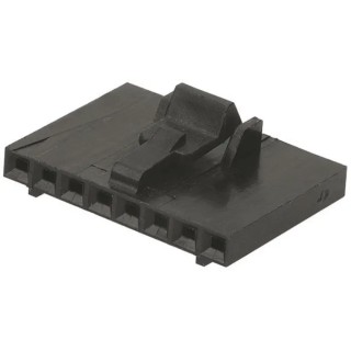TE Connectivity AMPMODU MTE Female Connector Housing 10 Way 1 Row 2.54 mm Pitch Straight 104257-9