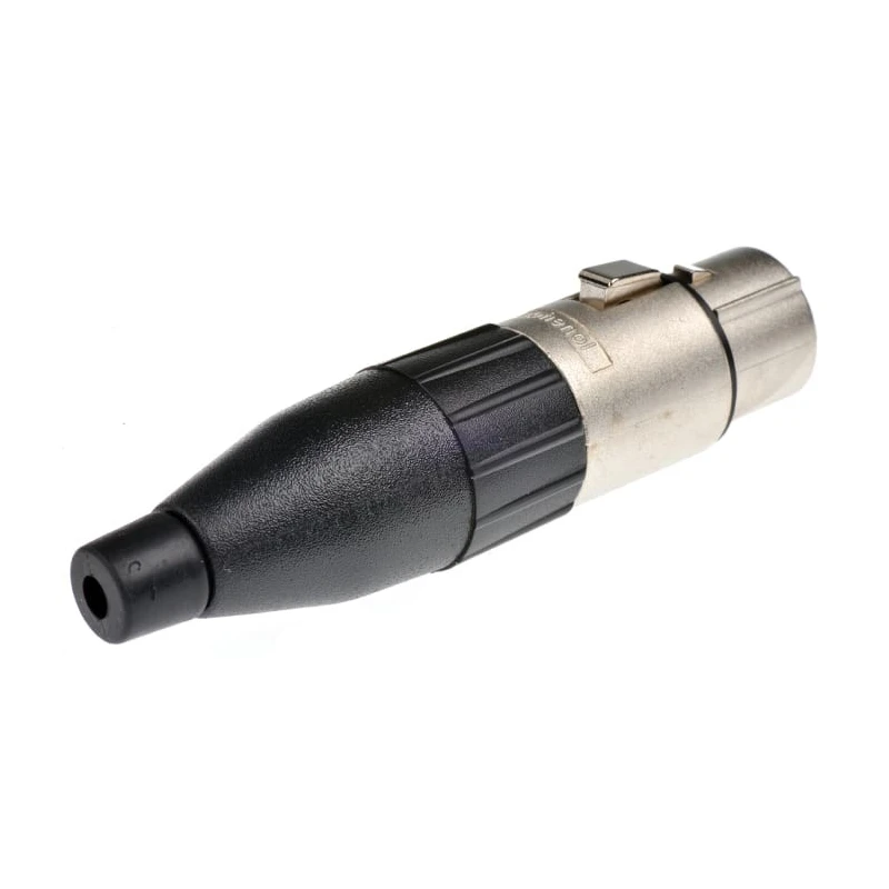 Amphenol Industrial Cable XLR Connector Straight Female 3 Way 120V AC 15A Tin Plating AC3F