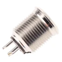 Switchcraft Panel XLR Connector, Straight, 125V AC, Male, 3 Contacts, Tin Plated TB3M