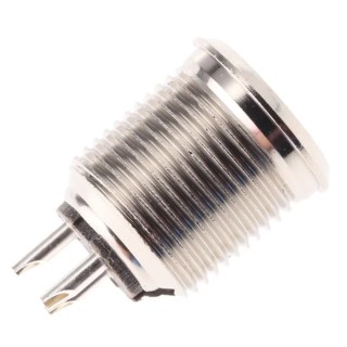 Switchcraft Panel XLR Connector, Straight, 125V AC, Male, 3 Contacts, Tin Plated TB3M