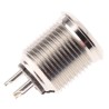 Switchcraft Panel XLR Connector, Straight, 125V AC, Male, 3 Contacts, Tin Plated TB3M