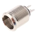 Switchcraft Panel XLR Connector, Straight, 125V AC, Male, 3 Contacts, Tin Plated TB3M