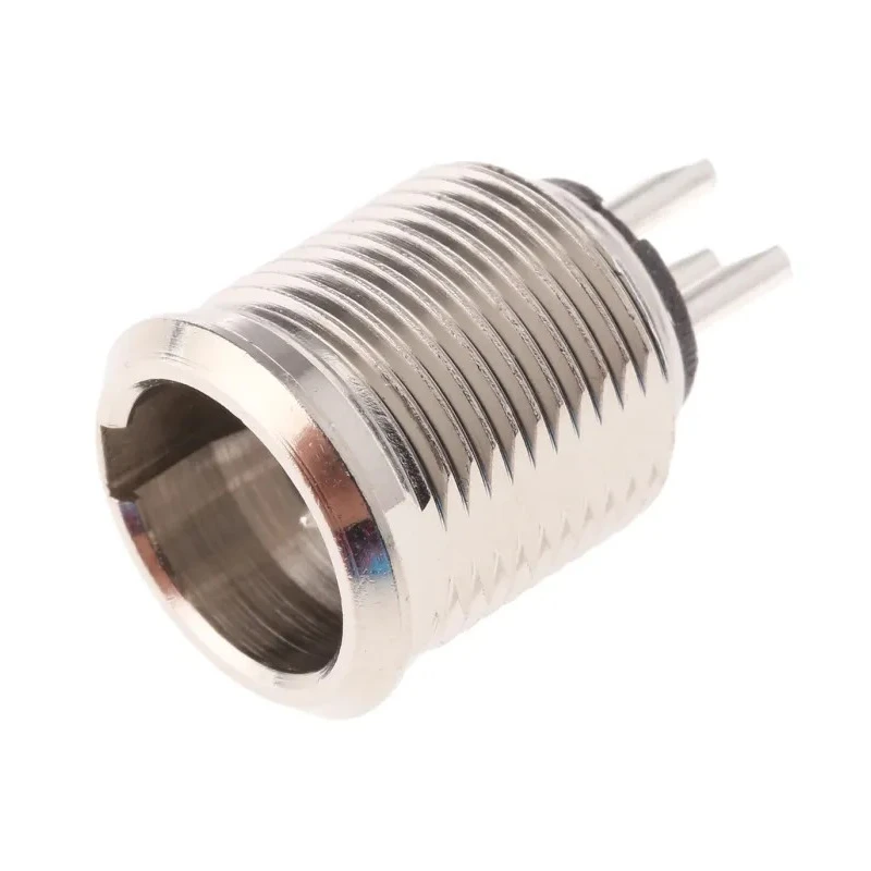 Switchcraft Panel XLR Connector, Straight, 125V AC, Male, 3 Contacts, Tin Plated TB3M