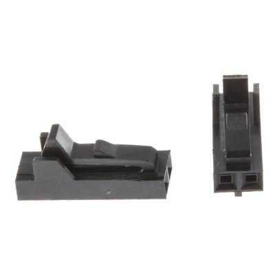 TE Connectivity AMPMODU MTE Female Connector Housing 2 Way 1 Row Straight 2.54 mm Pitch 104257-1