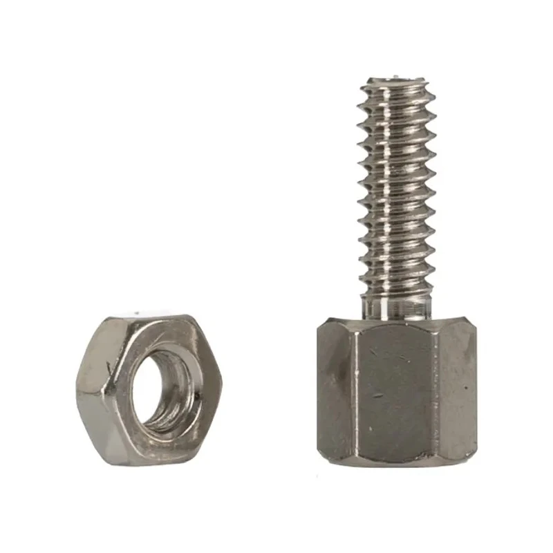 RS PRO Connector Screw Lock for Use With D Connector, Brass Nickel Plated, Thread Size 4-40 UNC, Model 453-886