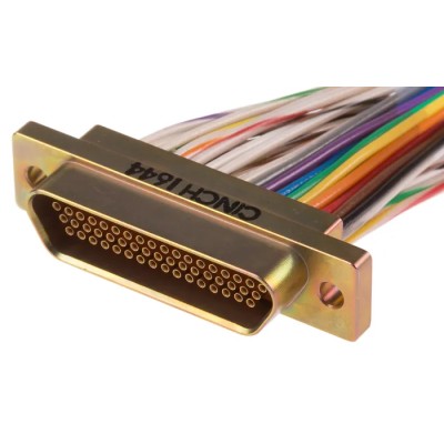 RS PRO 51 Way Straight Panel Mount Micro-D Female D-Sub Connector 250V 3A 453-937