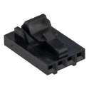 TE Connectivity AMPMODU MTE Female Connector Housing 2.54 mm Pitch 4 Way 1 Row Straight 104257-3