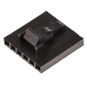 TE Connectivity AMPMODU MTE Female Connector Housing 2.54 mm Pitch 6 Way 1 Row Straight 104257-5