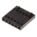 TE Connectivity AMPMODU MTE Female Connector Housing 2.54 mm Pitch 6 Way 1 Row Straight 104257-5