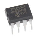 Microchip 1 MB Serial EEPROM 50 ns 8-Pin PDIP Serial-SPI 25LC1024-I/P