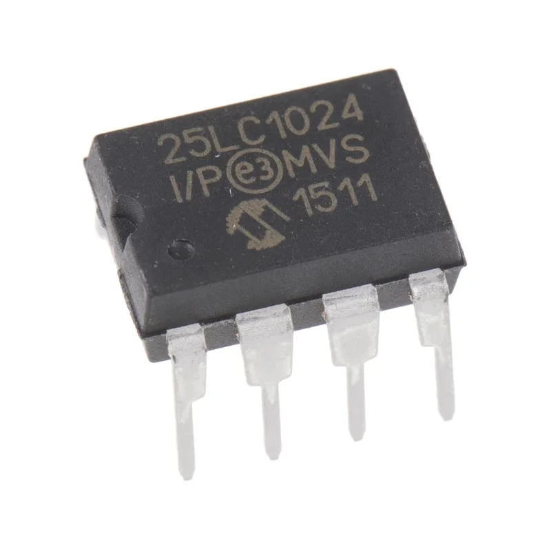 Microchip 1 MB Serial EEPROM 50 ns 8-Pin PDIP Serial-SPI 25LC1024-I/P