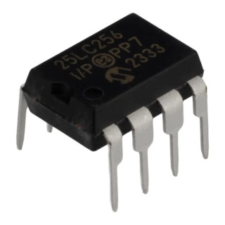 Microchip 256 kB Serial EEPROM 50 ns 8-Pin PDIP Serial-SPI 25LC256-I/P