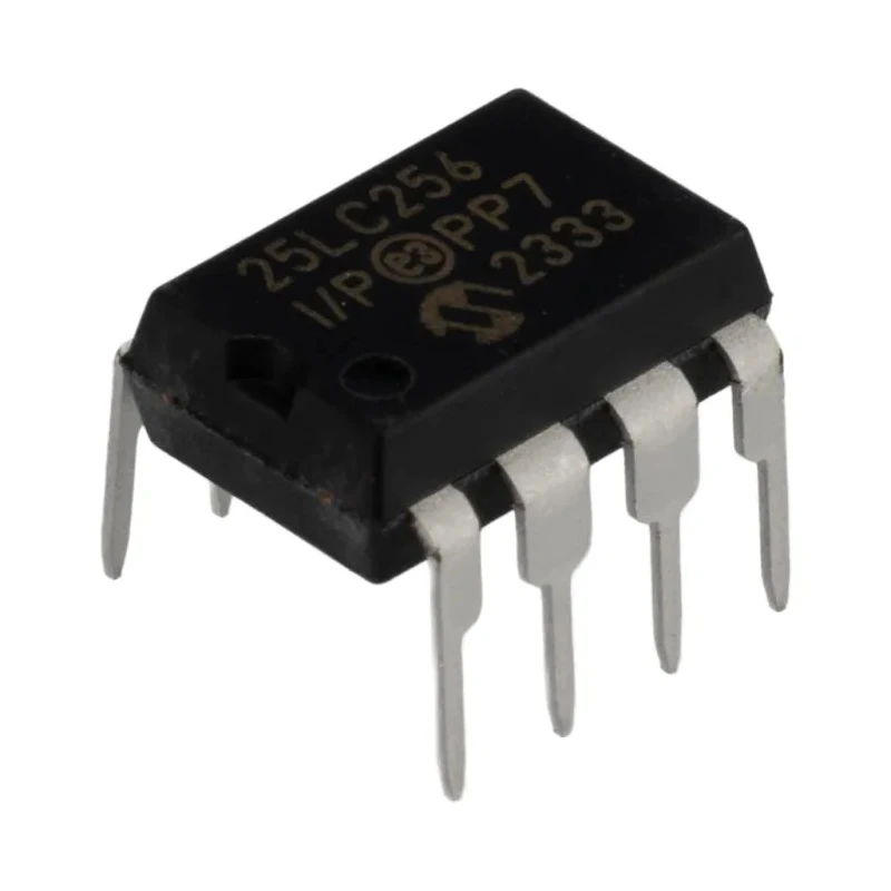 Microchip 256 kB Serial EEPROM 50 ns 8-Pin PDIP Serial-SPI 25LC256-I/P