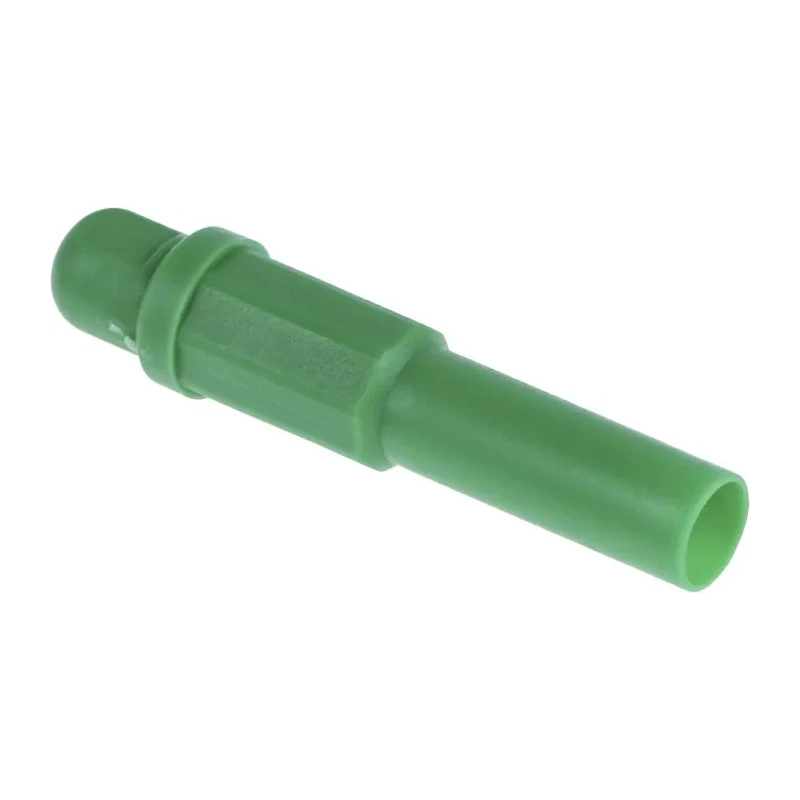 RS PRO Green Male Banana Plug, 4 mm Connector, Solder Termination, 1kV Voltage, 10A Current, Tin Plating 454-306