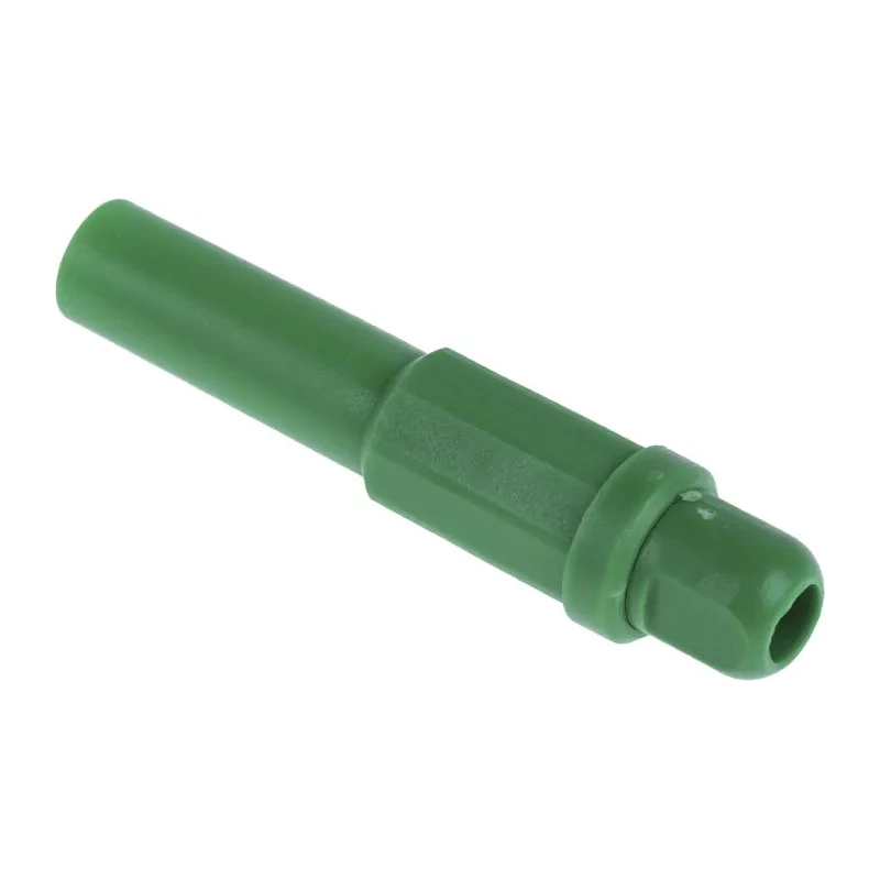RS PRO Green Male Banana Plug, 4 mm Connector, Solder Termination, 1kV Voltage, 10A Current, Tin Plating 454-306