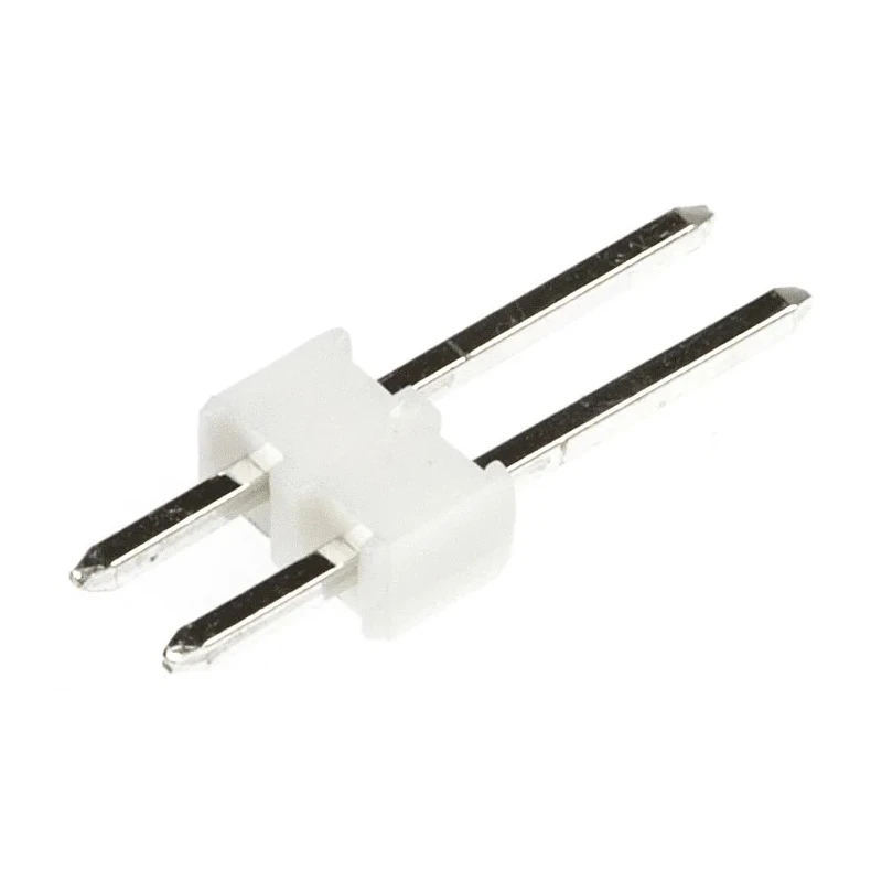 Molex KK 254 Series Straight Through Hole Pin Header, 2 Contacts, 2.54 mm Pitch, 1 Row, Unshrouded 22-03-2021