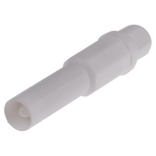 RS PRO White Male Banana Plug Solder Termination 4 mm Connector 1kV 10A Tin Plating 454-312