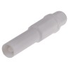 RS PRO White Male Banana Plug Solder Termination 4 mm Connector 1kV 10A Tin Plating 454-312