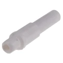 RS PRO White Male Banana Plug Solder Termination 4 mm Connector 1kV 10A Tin Plating 454-312