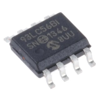 Microchip 2 kB Serial EEPROM 200 ns 8-Pin SOIC Serial-Microwire 93LC56B-I/SN