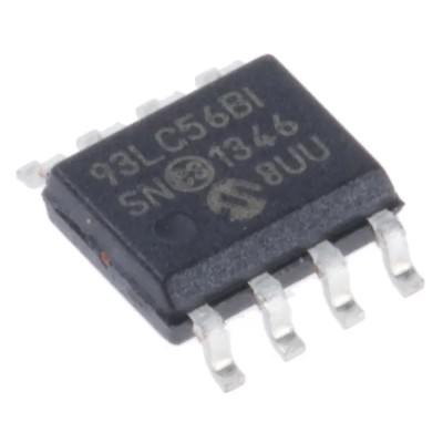 Microchip 2 kB Serial EEPROM 200 ns 8-Pin SOIC Serial-Microwire 93LC56B-I/SN