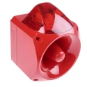 Klaxon PNV Series Red Siren IP66 24V DC 110 dB Sound Level 