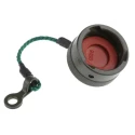 Amphenol Limited 62GB MIL-DTL-26482 Male Dust Cap Shell Size 12 Zinc Cobalt Plated Finish Aluminium 62GB-812-12