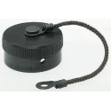 Amphenol Limited 62GB MIL-DTL-26482 Male Dust Cap, Shell Size 16, Zinc Cobalt Plated Finish, Aluminium 62GB-812-16