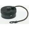 Amphenol Limited 62GB MIL-DTL-26482 Male Dust Cap, Shell Size 16, Zinc Cobalt Plated Finish, Aluminium 62GB-812-16