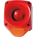 Klaxon PNV Series Red Siren IP66 Rated 24V DC 110 dB Sound Level at 1m 