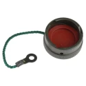 Amphenol Limited MIL-DTL-26482 Female Dust Cap Shell Size 14 Zinc Cobalt Plated Aluminium 62GB-812-14