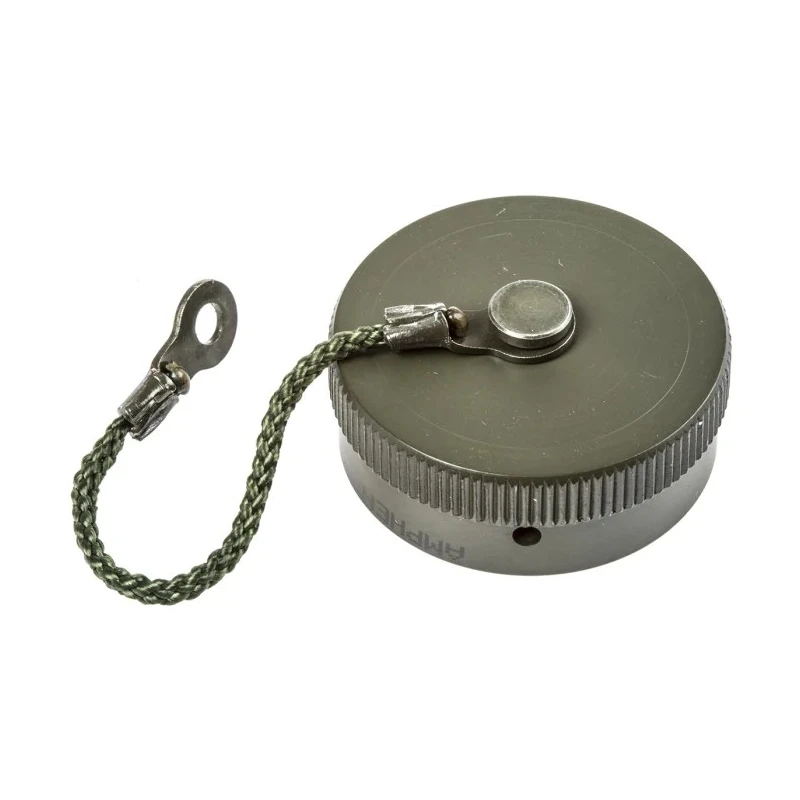Amphenol Limited 62GB MIL-DTL-26482 Male Dust Cap, Shell Size 18, Zinc Cobalt Plated Aluminium Finish 62GB-812-18