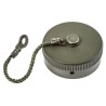 Amphenol Limited 62GB MIL-DTL-26482 Male Dust Cap, Shell Size 18, Zinc Cobalt Plated Aluminium Finish 62GB-812-18