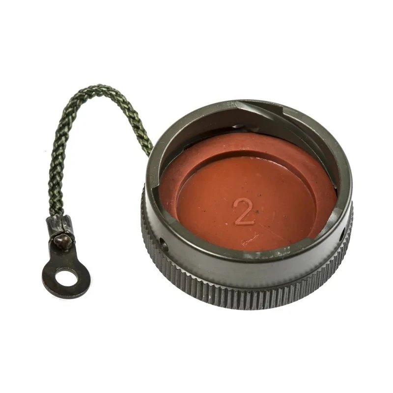 Amphenol Limited 62GB MIL-DTL-26482 Male Dust Cap, Shell Size 18, Zinc Cobalt Plated Aluminium Finish 62GB-812-18