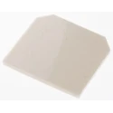 Weidmüller SAK Series Ceramic White End Cover for Use with DIN Rail Terminal Blocks 9502630000