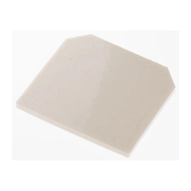 Weidmüller SAK Series Ceramic White End Cover for Use with DIN Rail Terminal Blocks 9502630000